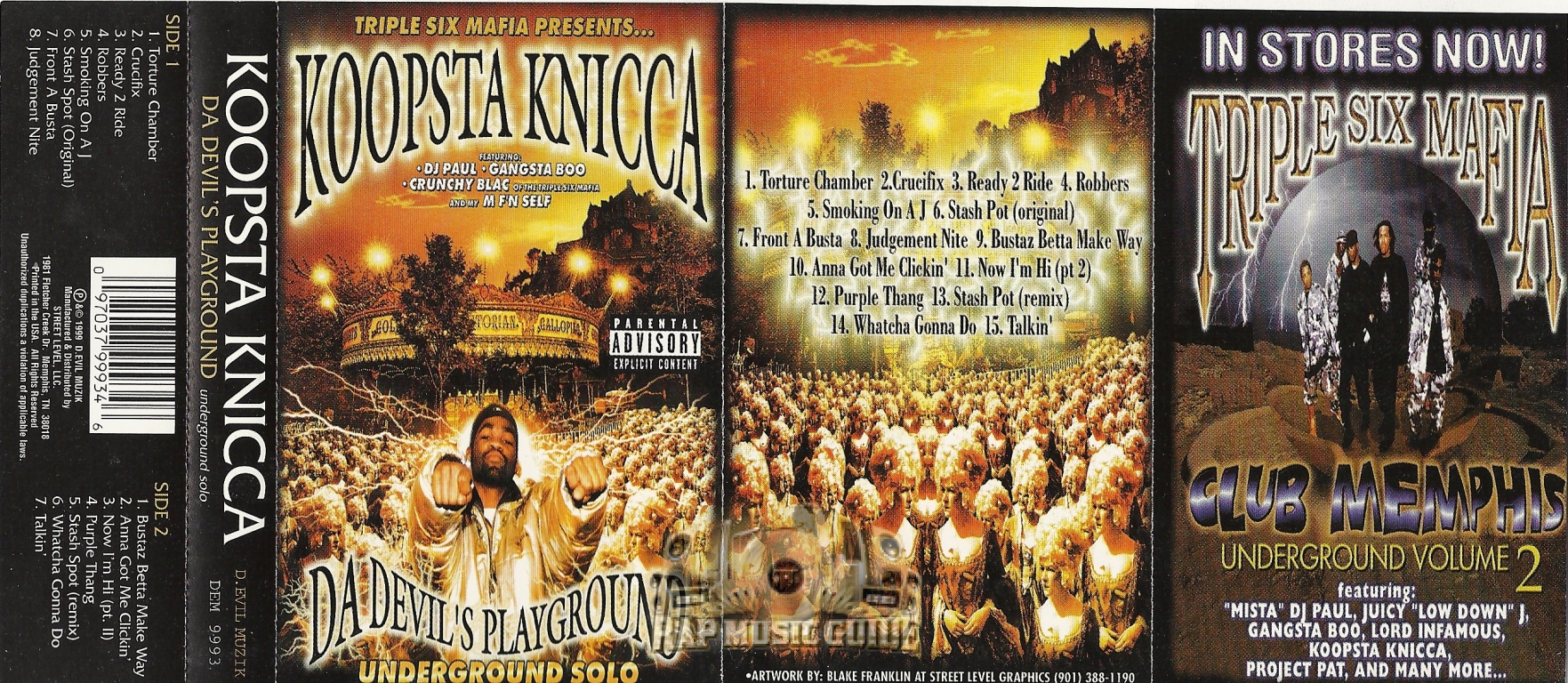 Koopsta Knicca - Da Devil's Playground: Underground Solo: Cassette